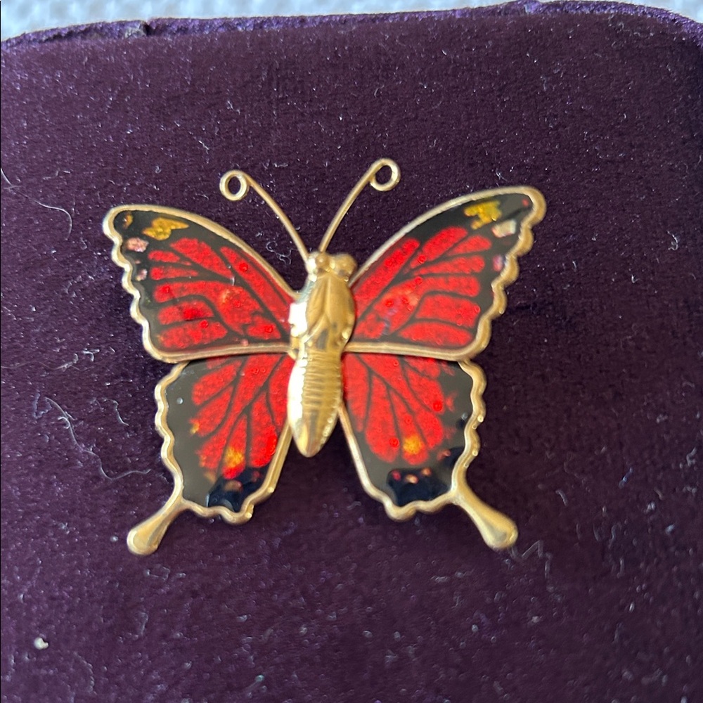 Butterfly brooch